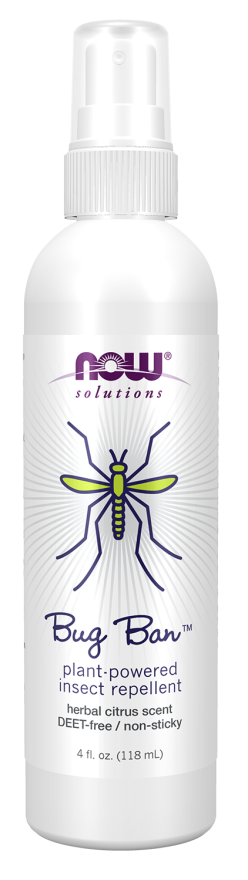 Now Solutions Bug Ban Natural Repellent Citrus Non Sticky Quick Drying 4 fl oz