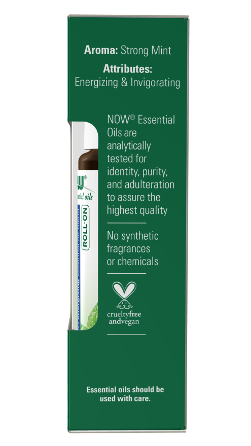 Now ORGANIC PEPPERMINT EO ROLL-ON 10 ML