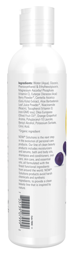 Now VIT C & ACAI TONER 8 OZ