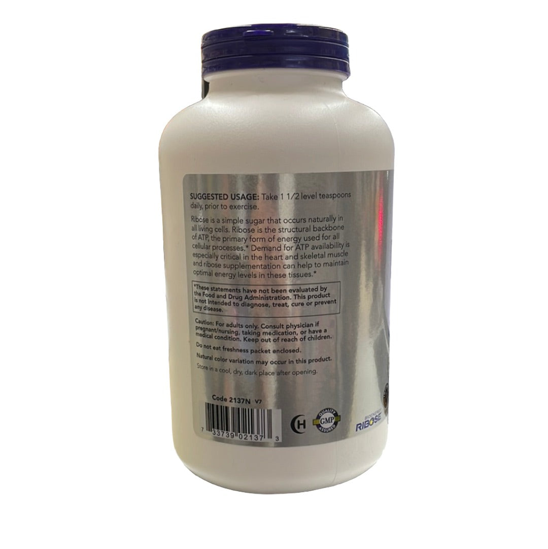 Now Sports D-Ribose Powder (91 Servings) 454 g
