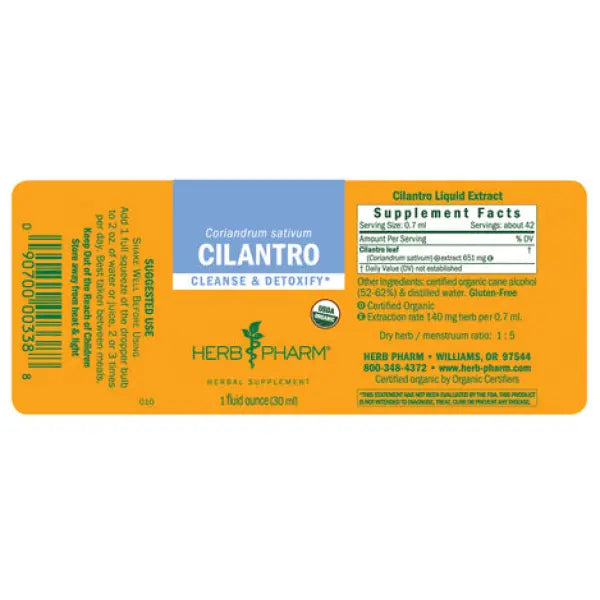 Herb Pharm CILANTRO EXTRACT 1 oz