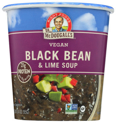 DR. MCDOUGALL`S Black Bean & Lime 3.4 OZ