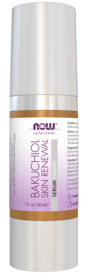 Now BAKUCHIOL SKIN RENEWAL SERUM 1 FL OZ