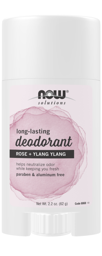 Now LONG-LASTING DEOD STICK ROSE + YLANG 2.2 OZ