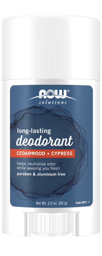 Now Long-Lasting Deod Stick Cedarwood+Cypress 2.2 OZ