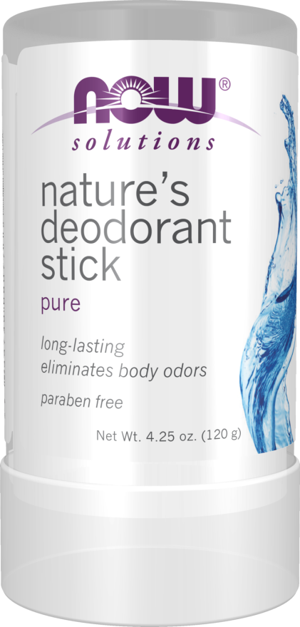 Now NATURE'S DEODORANT STICK(STONE) 4.25 OZ