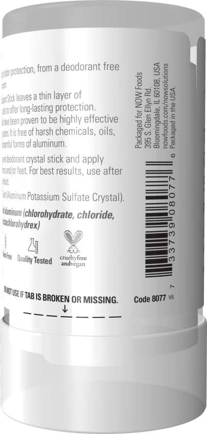 Now NATURE'S DEODORANT STICK(STONE) 4.25 OZ