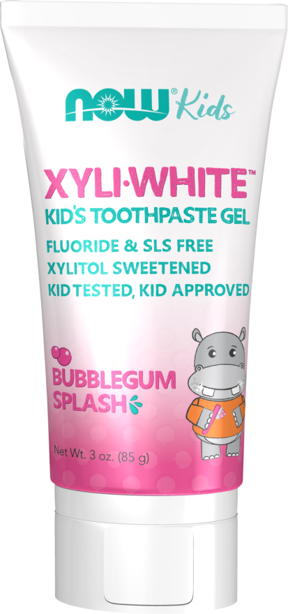 Now KID'S XYLIWHITE(TM) BUBBLEGUM TOOTHPASTE 3 OZ TUBE