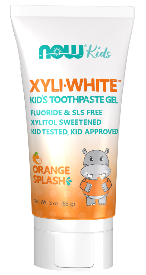 Now KID'S XYLIWHITE(TM) ORANGE TOOTHPASTE 3 OZ TUBE