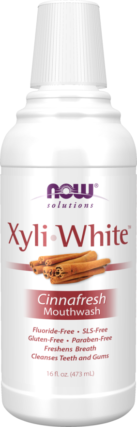 Now XYLIWHITE CINNAFRESH MOUTHWASH 16 FL OZ
