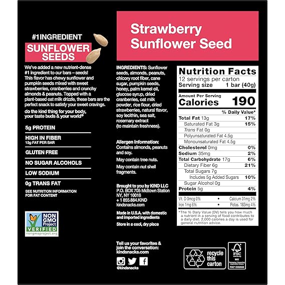 KIND Strawberry Sunflower 1.4 OZ