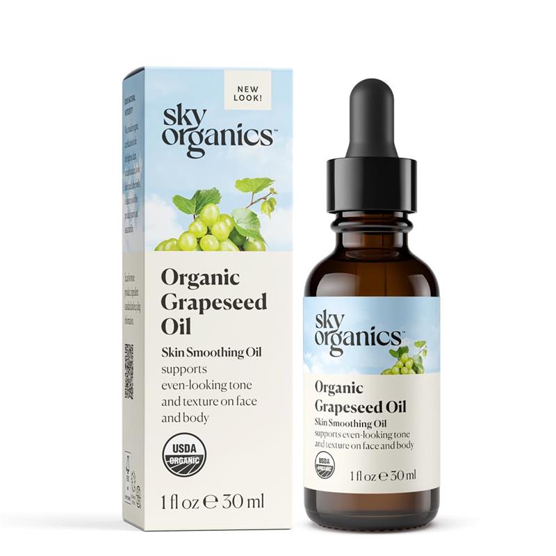SKY ORGANICS ORGANIC GRAPESEED OIL 1OZ