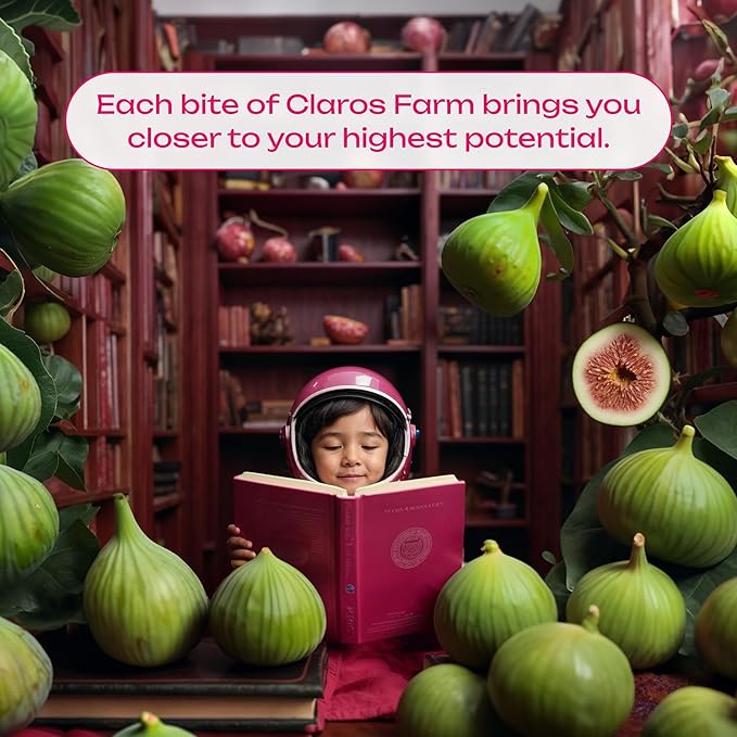 CLAROS FARM Dried Fruit Mediterranean Figs 1.06 OZ