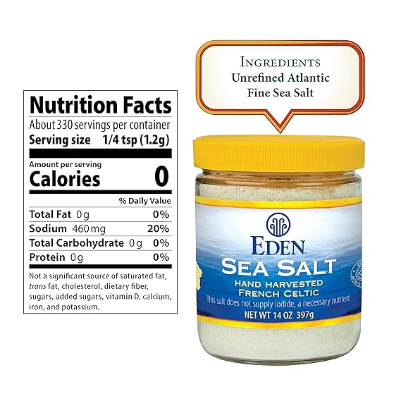 EDEN FOODS Sea Salt, French Celtic 14 OZ