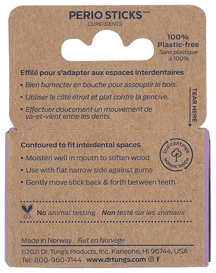 DR. TUNG'S PERIO STICKS THIN MINCE 100 QTY