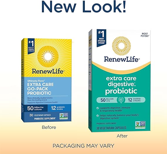 Renew Life UF EXTRA CARE GO PACK 50B 30 CT