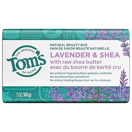 TOM'S OF MAINE BEAUTY BAR LAVENDER & SHEA 5OZ