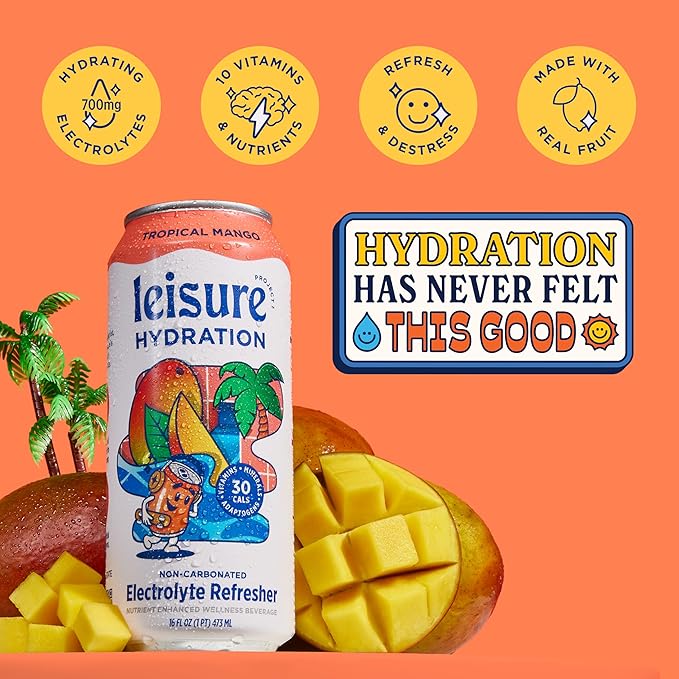 Leisure mango ginger 16oz