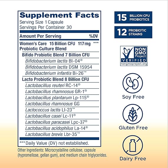 Renew Life UF WOMEN'S CARE GO PACK 15B 30 CT