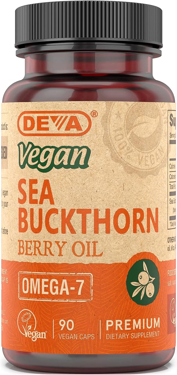 DEVA VEGAN SEABUCKTHORN OIL 500 MG 90 Veggie Cap