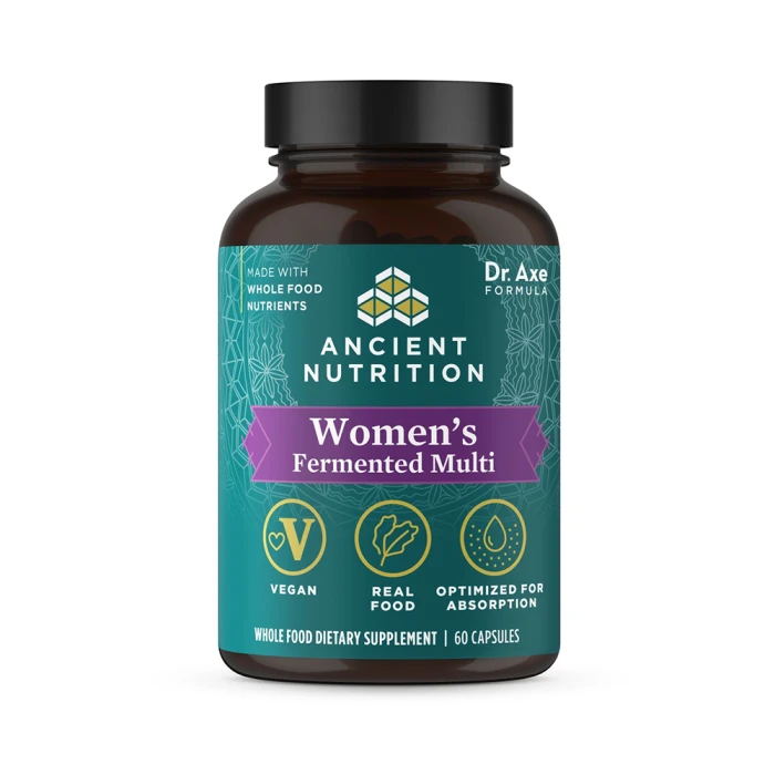 Ancient Nutrition Women's Fermented Multivitamin Vegan 60 Cap