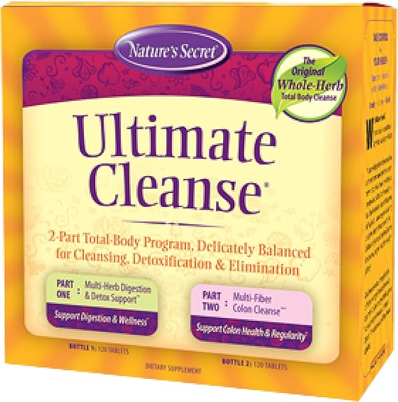 NATURES SECRET ULTIMATE CLEANSE 120+120