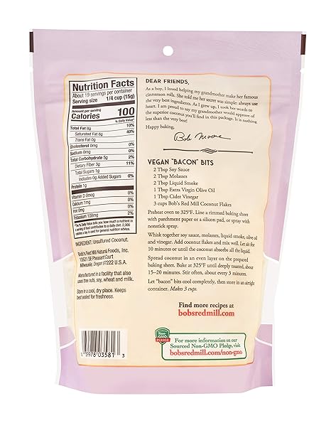 BOB`S RED MILL Coconut Flakes 10 OZ