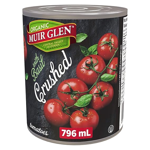 Muir Glen Crushed Tomatoes with Basil