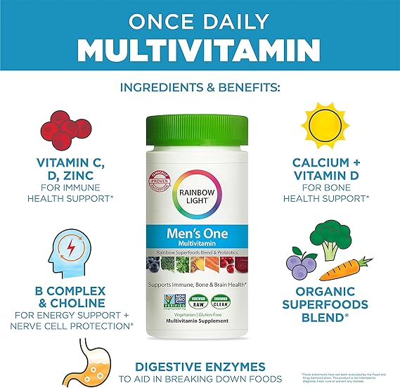 Rainbow Light Certified Men's Multivitamin