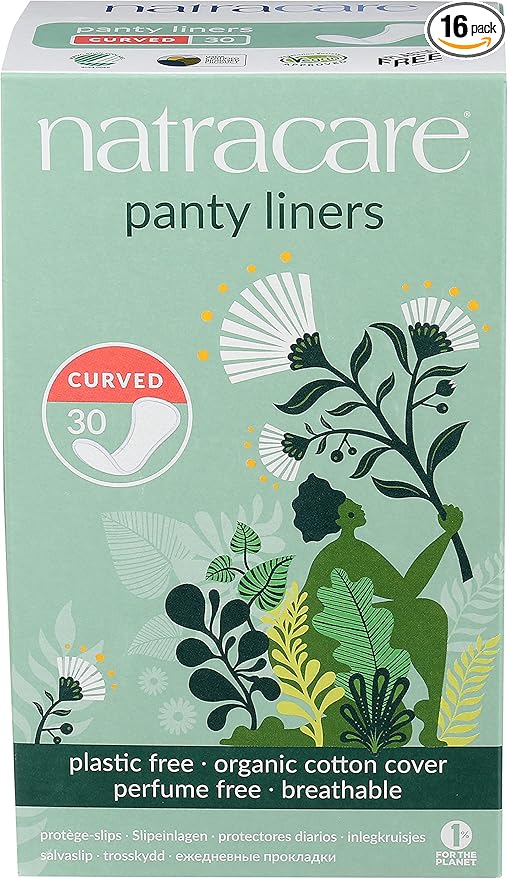 NATRACARE PANTY LINERS CURVED 30