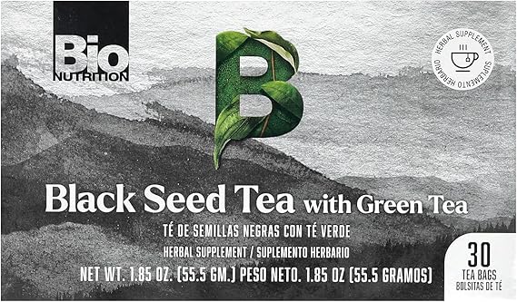 Black Seed Tea with Green Tea 30 tea bags