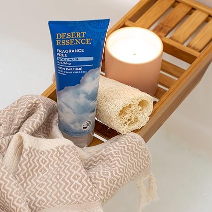 Desert Essence FRAGRANCE FREE BODY WASH 8 Liquid