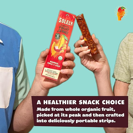 SOLELY Fruit Jerky,Pineapple,Multipack 4.1 OZ