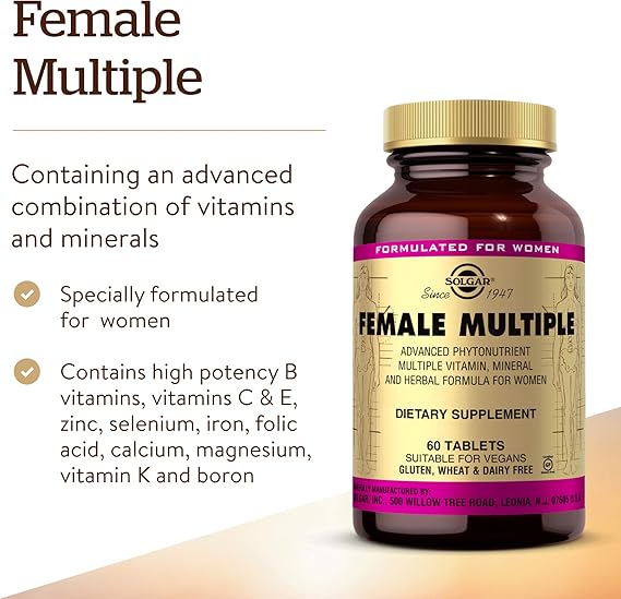 Solgar Female Multiple Tablets (not sold in California)