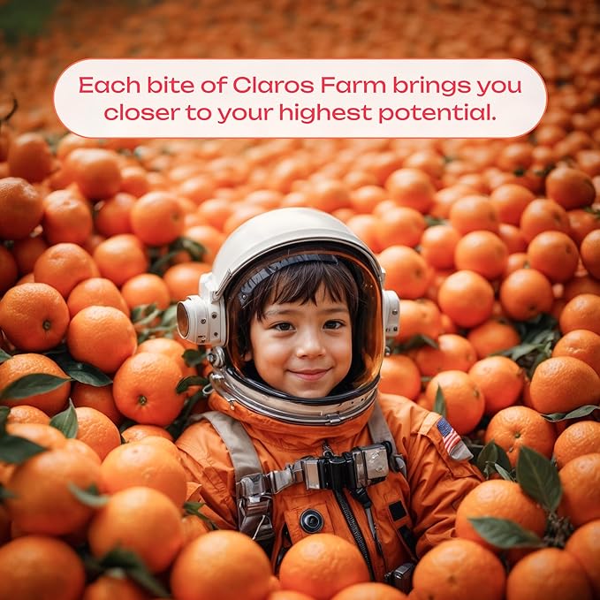 CLAROS FARM Dried Fruit Tangerines .88 OZ