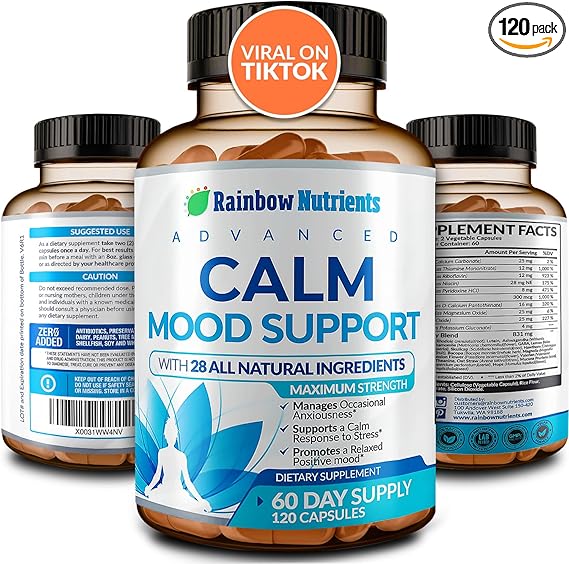CALM MOOD & STRESS CAPSULES 120 CT