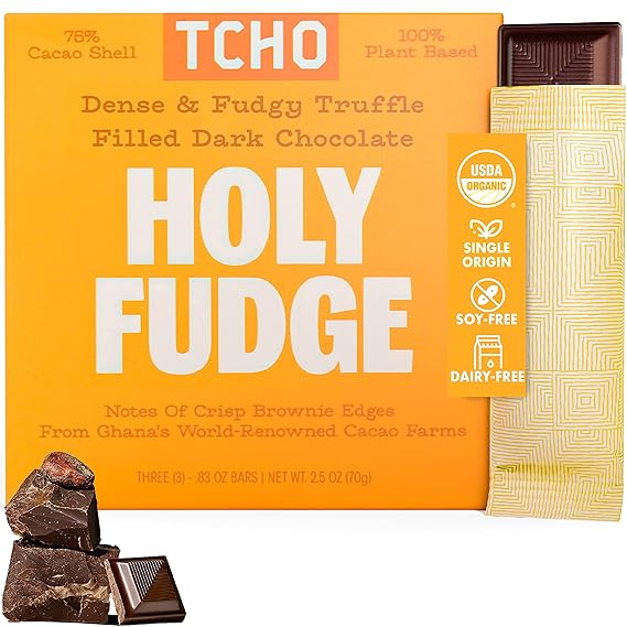 TCHO CHOCOLATE Holy Fudge Singles .83 OZ