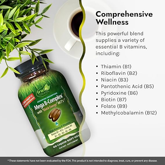 Mega B-Complex With "Quick Energy" MCTs