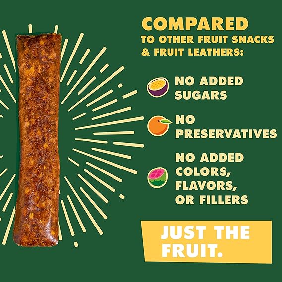 SOLELY Fruit Jerky,Mango,Multipacks 4.1 OZ