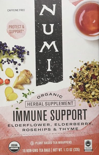 Té de soporte inmunológico NUMI, 16 BOLSITAS