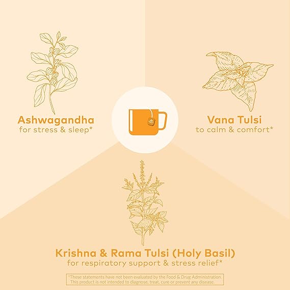 ORGANIC INDIA Tulsi Ashwagandha 18 BAG