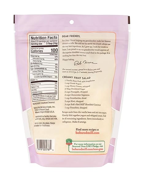 BOB`S RED MILL Shredded Coconut 12 OZ