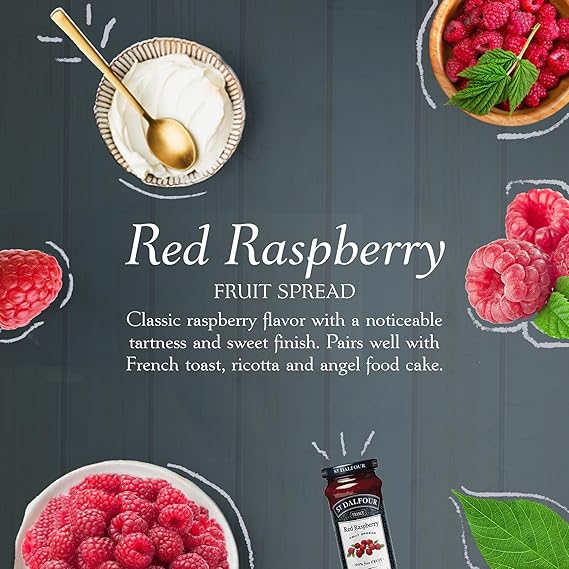 ST. DALFOUR Conserves, Red Raspberry 10oz