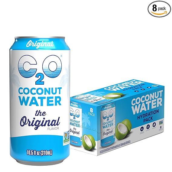 C2O Coconut Water, Hydration Pack 10.5 OZ 8 Pack