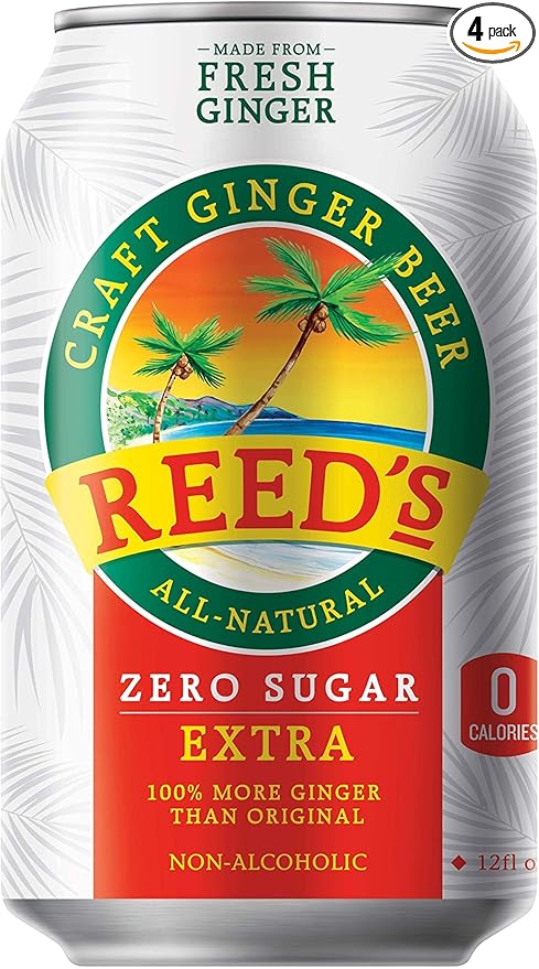 Reeds zero sugar extra 12oz. Cold
