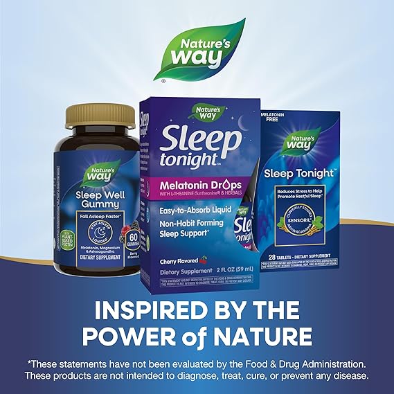 Nature's Way Sleep tonight™ Melatonin Drops, Cherry Flavor 2 Fl Oz