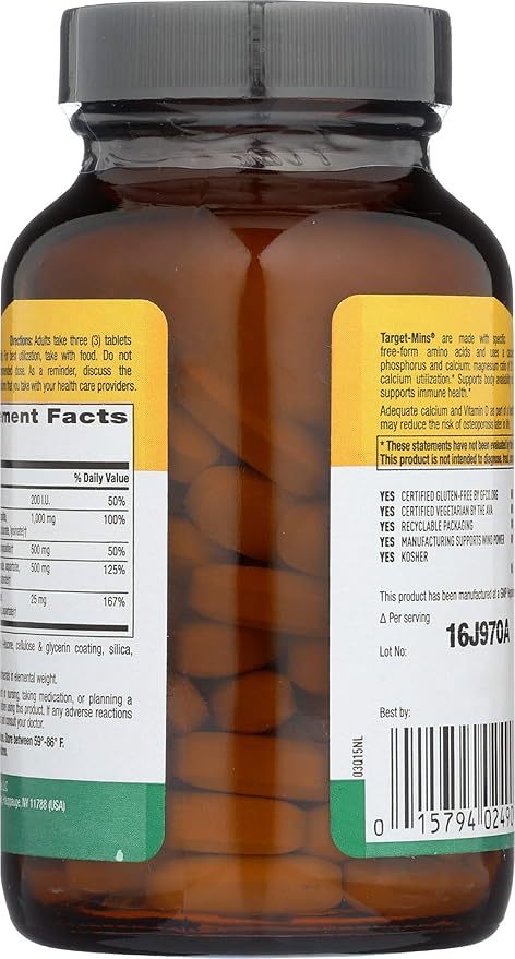 Country Life CALCIUM/MAGNESIUM/ZINC 90 Tablet