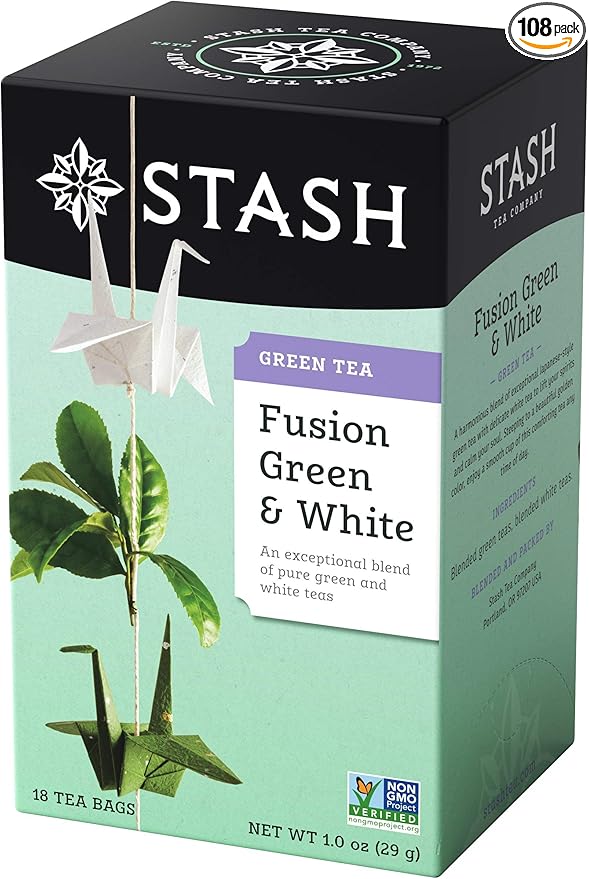 STASH TEA Fusion Green & White Tea 18 BAG