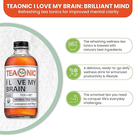 TEAONIC I Love My Brain 8 OZ