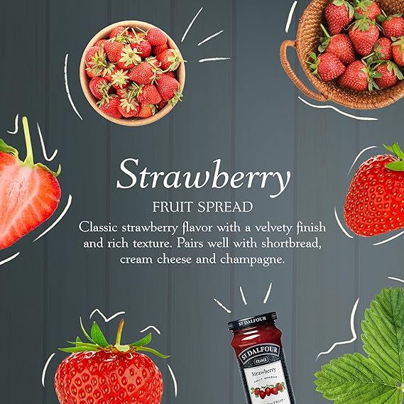 ST. DALFOUR Conserves, Strawberry 10 OZ